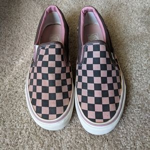 Vans Classic Checkerboard Slip Ons